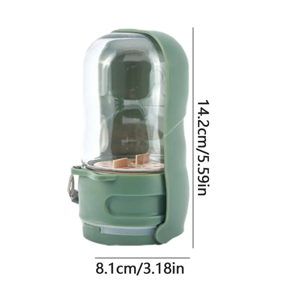 2-in-1 Dog Water Bottle - Portable Food & Water Dispenser