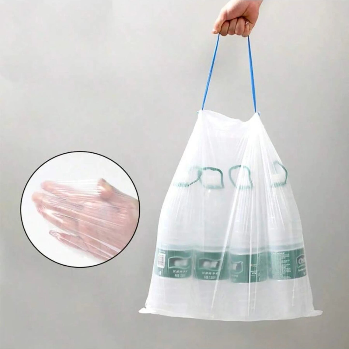 Drawstring Garbage Bags | Thickened & Durable Trash Bags