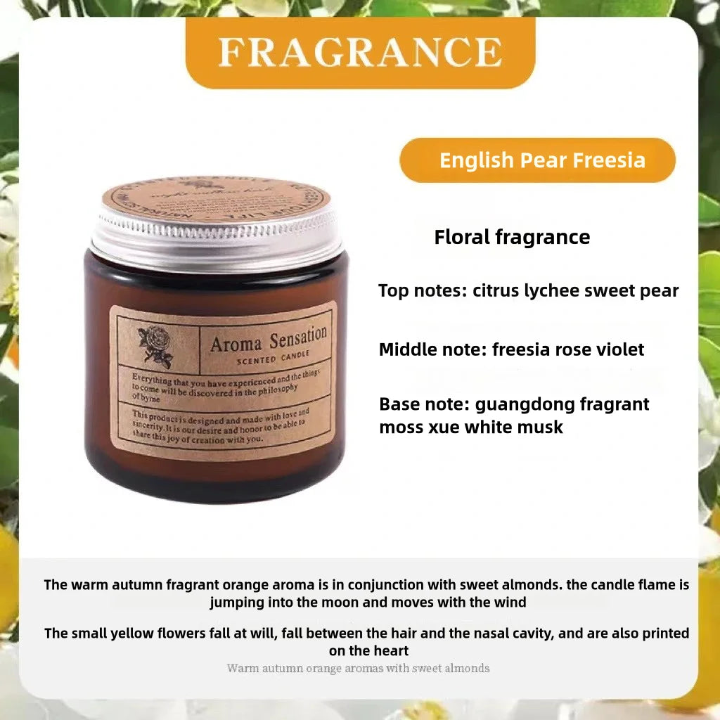 Scented Soy Candles - Smokeless Aromatic Luxury Decor