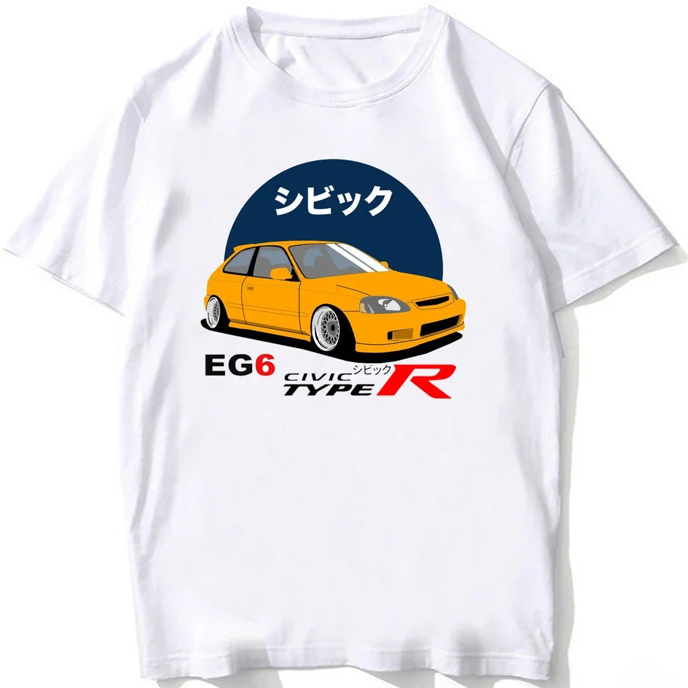 Honda Civic Type R EG6 T-Shirt for Summer - JDM Style