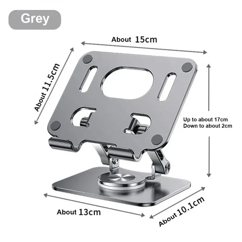 Aluminum Alloy Laptop Bracket - 360° Rotation Foldable Stand