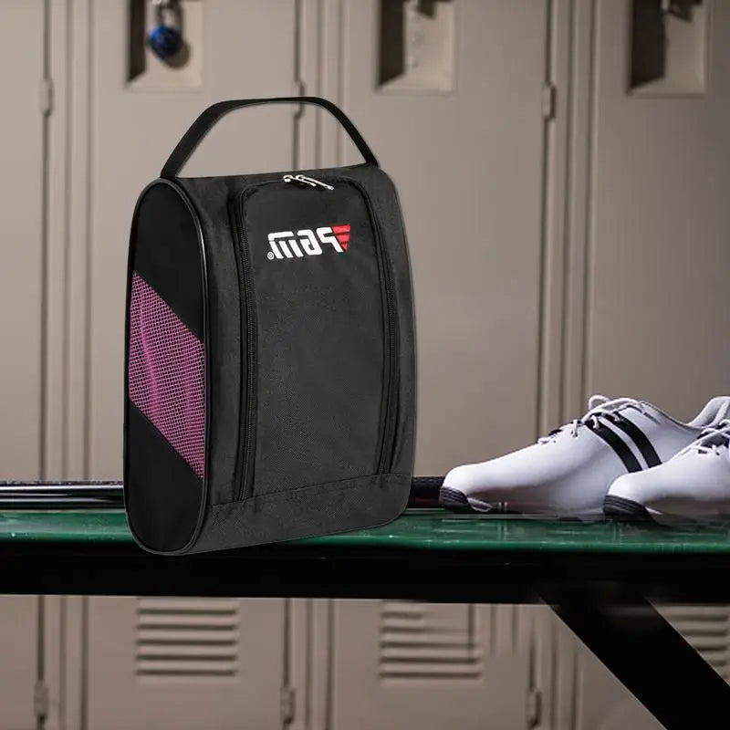 Waterproof Golf Shoe Bag – Travel Organizer with Ventilation