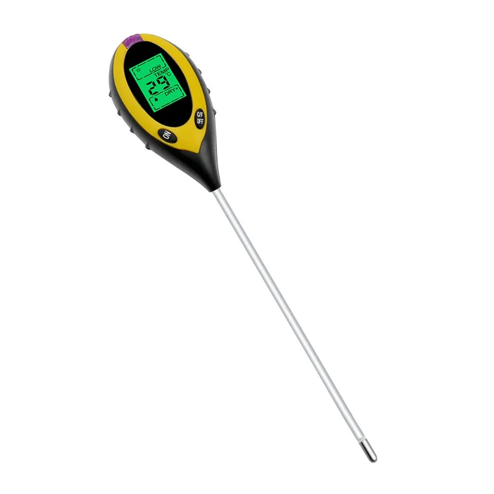 4-in-1 Soil PH Meter | Moisture, Temperature, Sunlight Tester