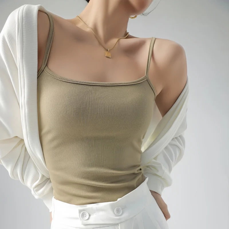 Hot New Solid Color Sexy Tank Tops - Summer Casual Sleeveless Crop Tops