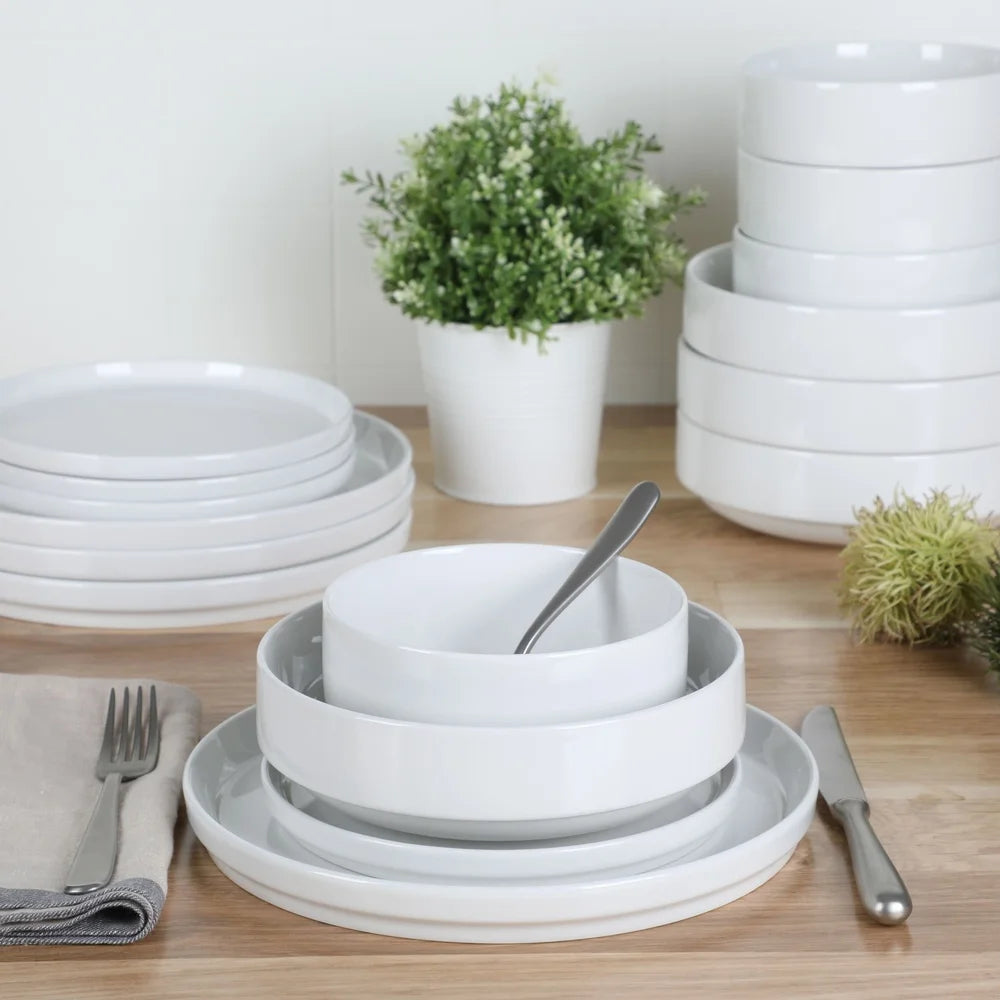 16 Piece Ceramic Dinner Tableware Set