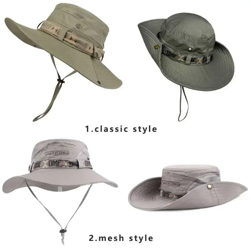 Men's Summer Bucket Hat - UV Protection Panama Safari Hat