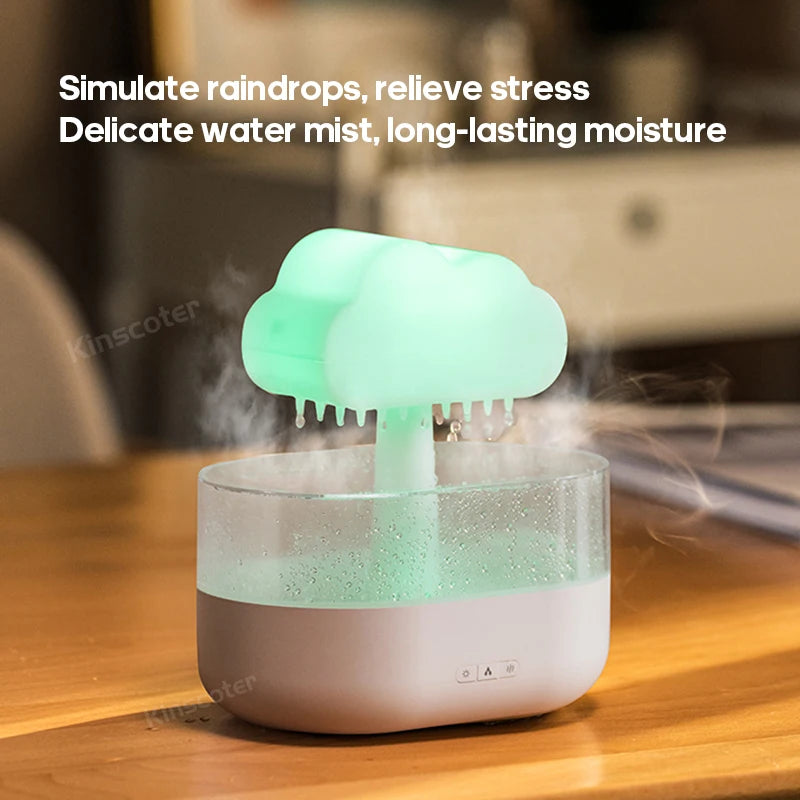 Cloud Air Humidifier - Ultrasonic Aroma Diffuser with Night Light