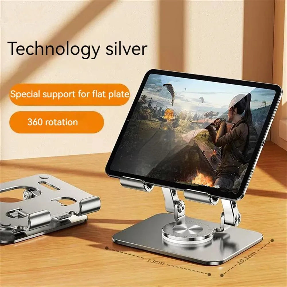 Aluminum Alloy Laptop Bracket - 360° Rotation Foldable Stand