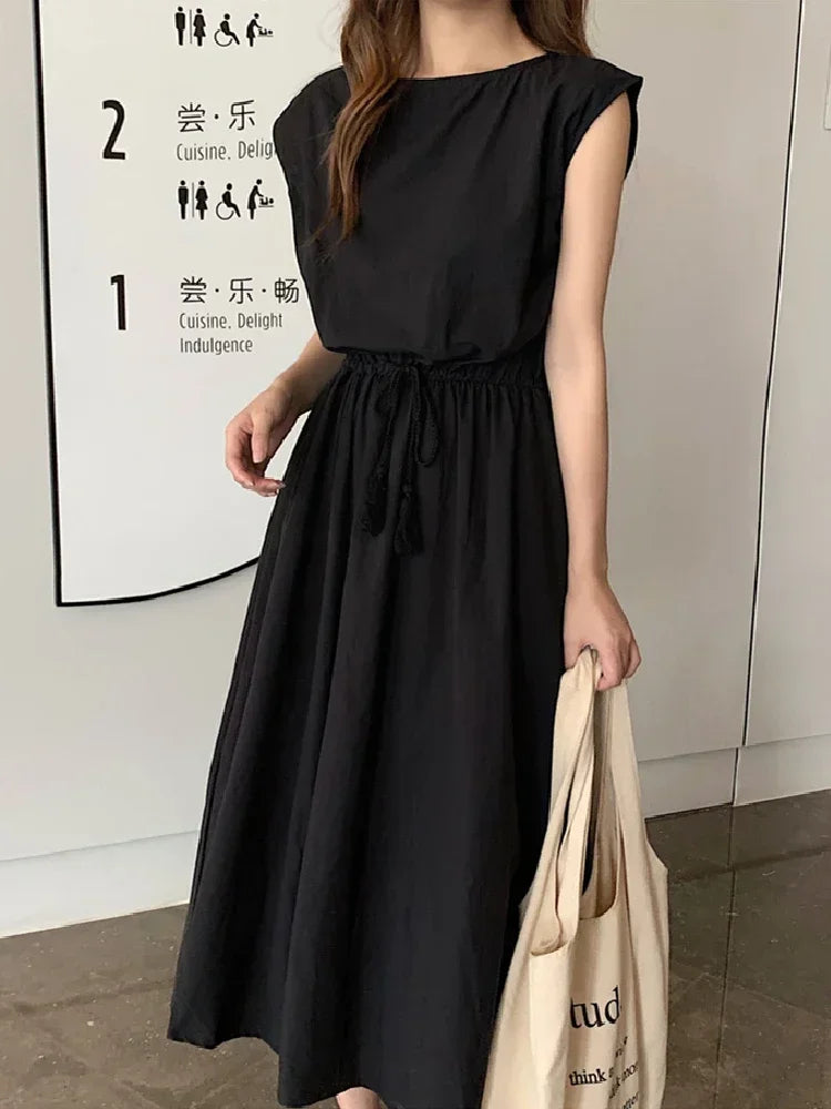 Summer Women Maxi Dress - Vintage Oversized Beach Robe