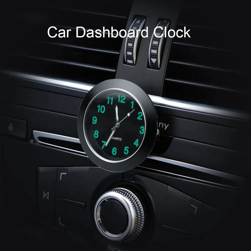 Luminous Stick-On Mini Digital Car Clock | Auto Accessories