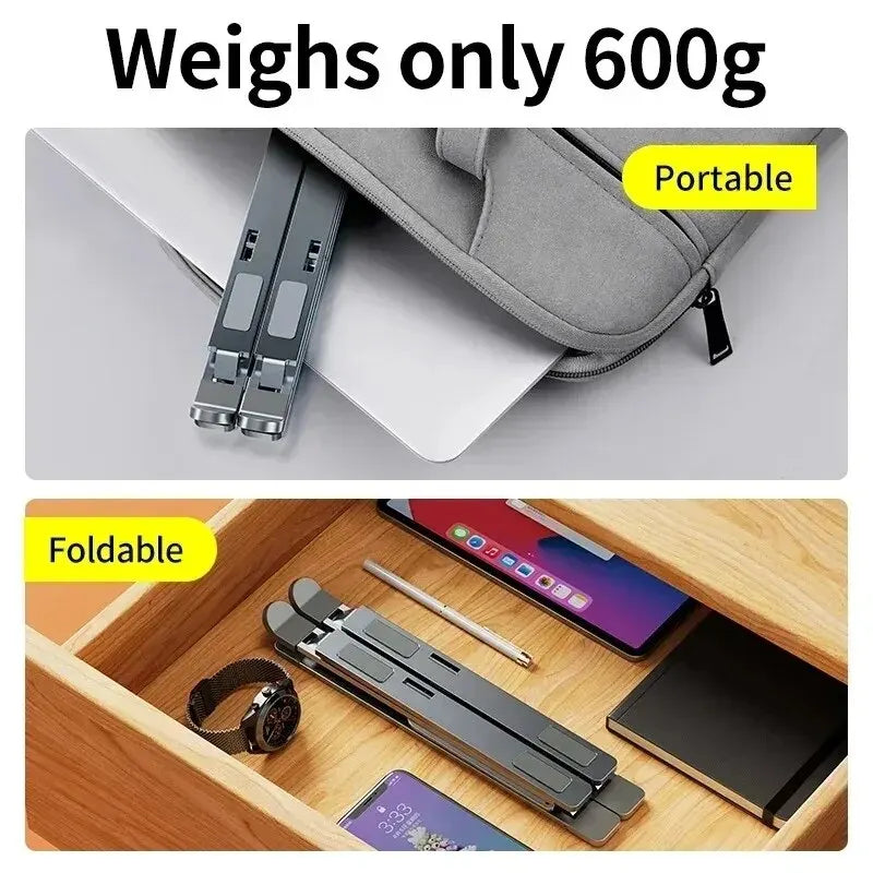 N8 Adjustable Laptop Stand - Foldable Cooling Pad