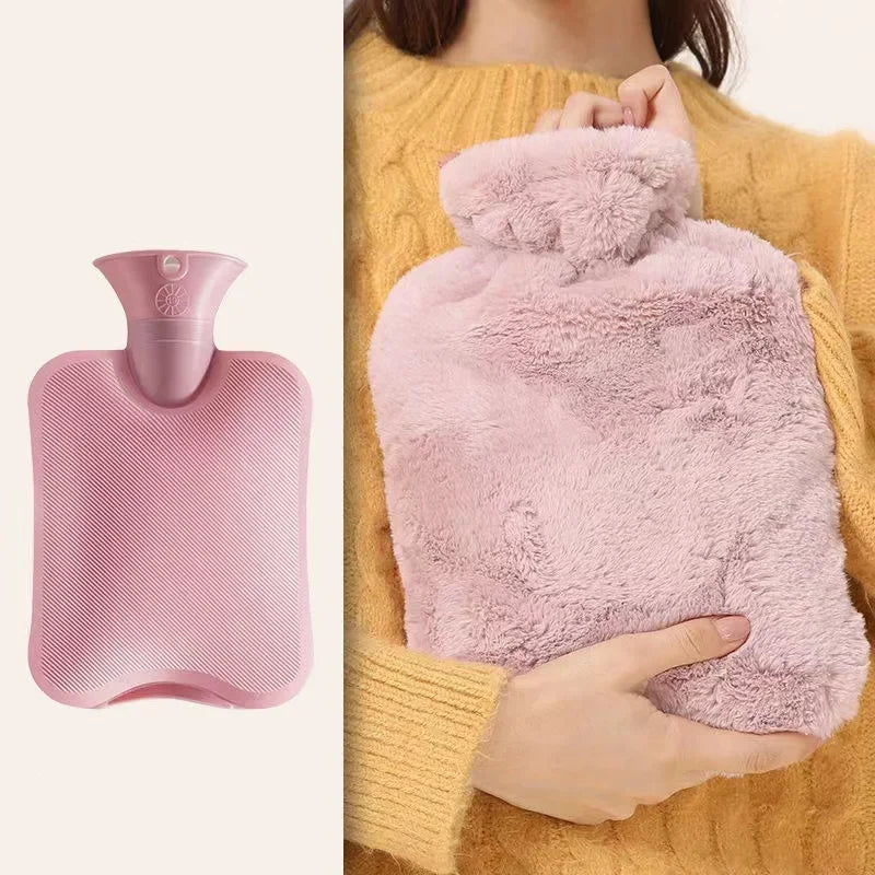 2L Hot Water Bottle with Cover | Neck & Shoulder Pain Relief