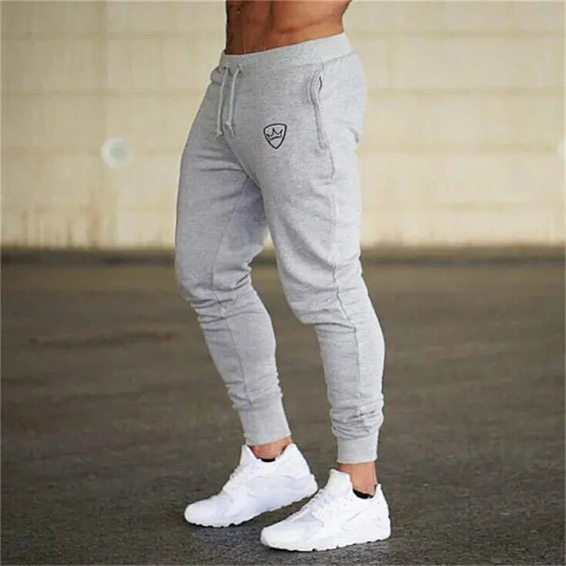 Spring Summer Printed Jogging Sports Pants - Men's Elastic Sweatpants