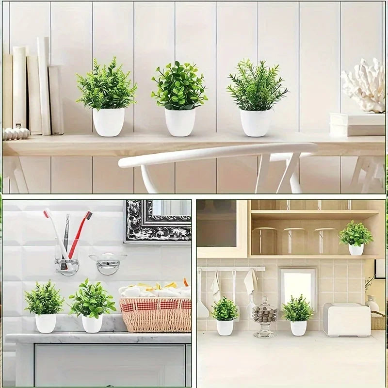 Artificial Potted Plant | Desktop Home & Office Decor