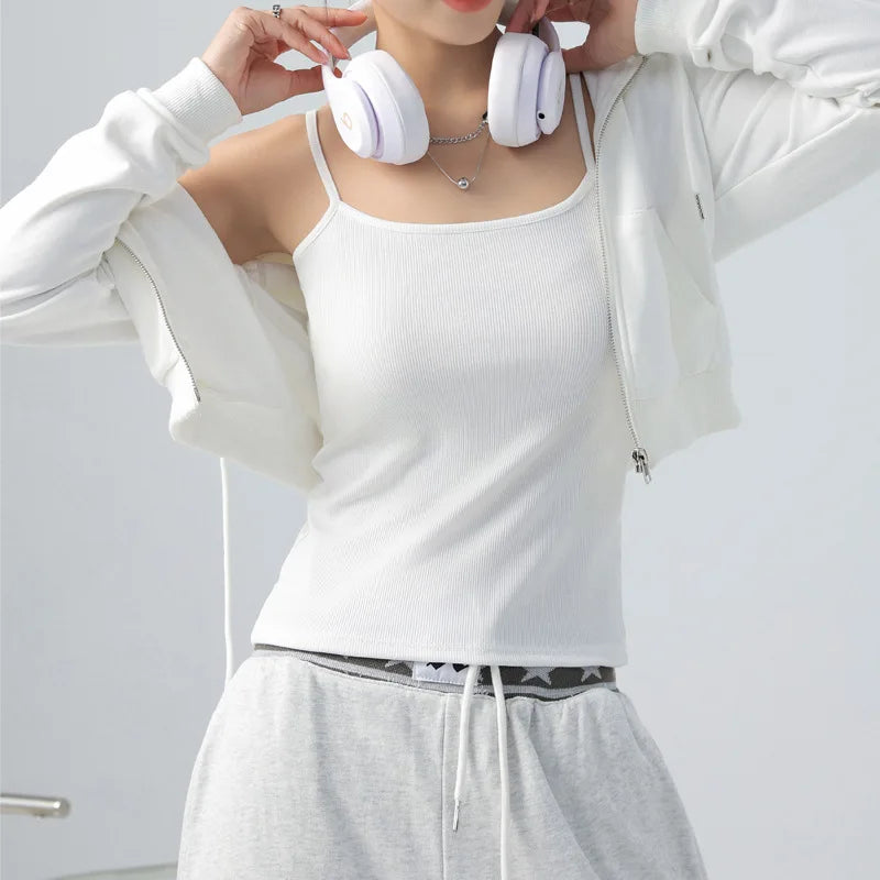 Hot New Solid Color Sexy Tank Tops - Summer Casual Sleeveless Crop Tops