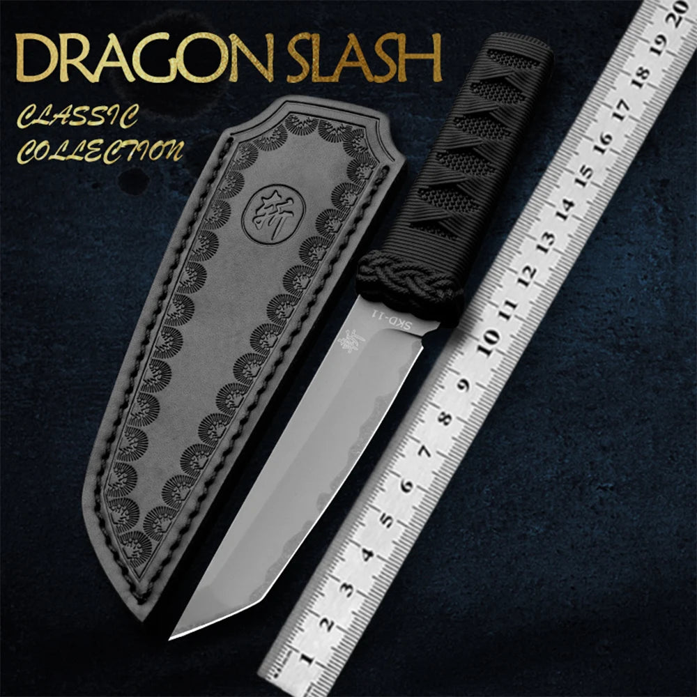 Fixed Blade Outdoor Knife with SKD-11 Steel