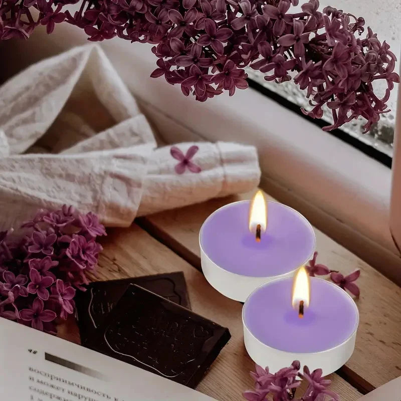 Air Fusion Tea Lights - 100 Count Lavender & Vanilla Scented
