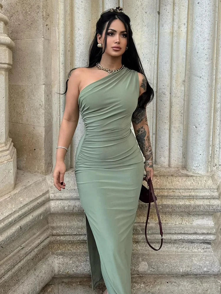 ummer Maxi Dress - Sexy Sleeveless Backless Slim Fit
