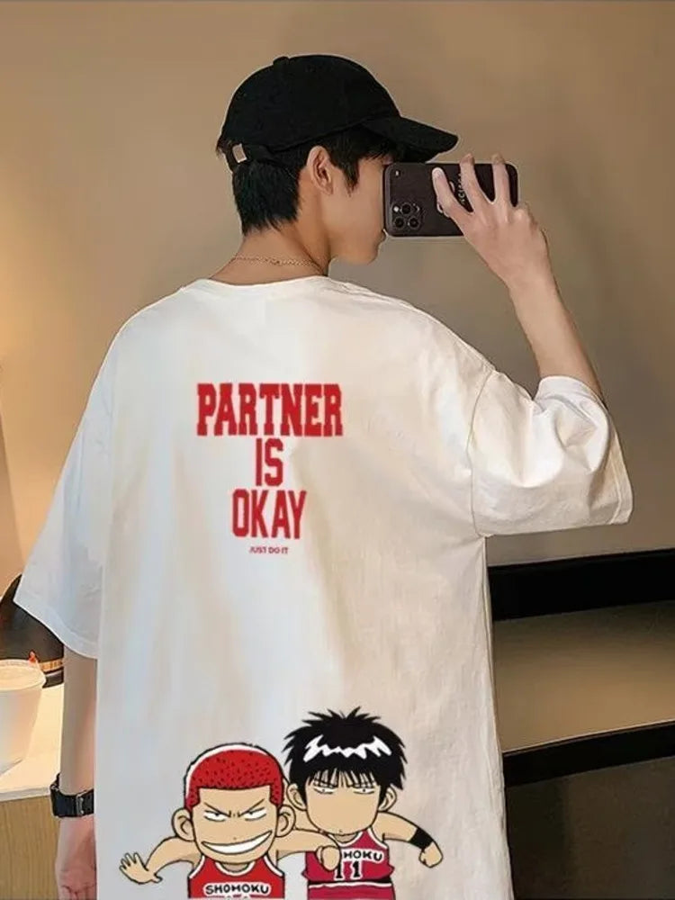 Summer New Casual Loose T-Shirt - Men's Fashion 8XL Hip Hop Couple Wear