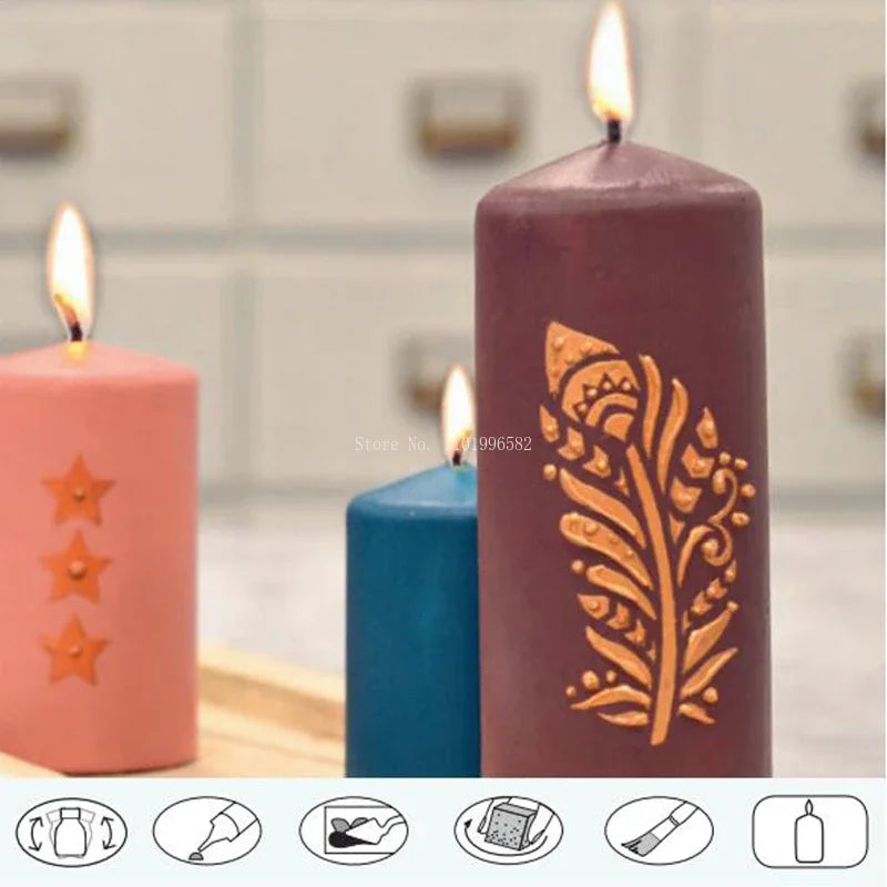 Scented Candle Painting Kit - DIY Creative Modeling Materials