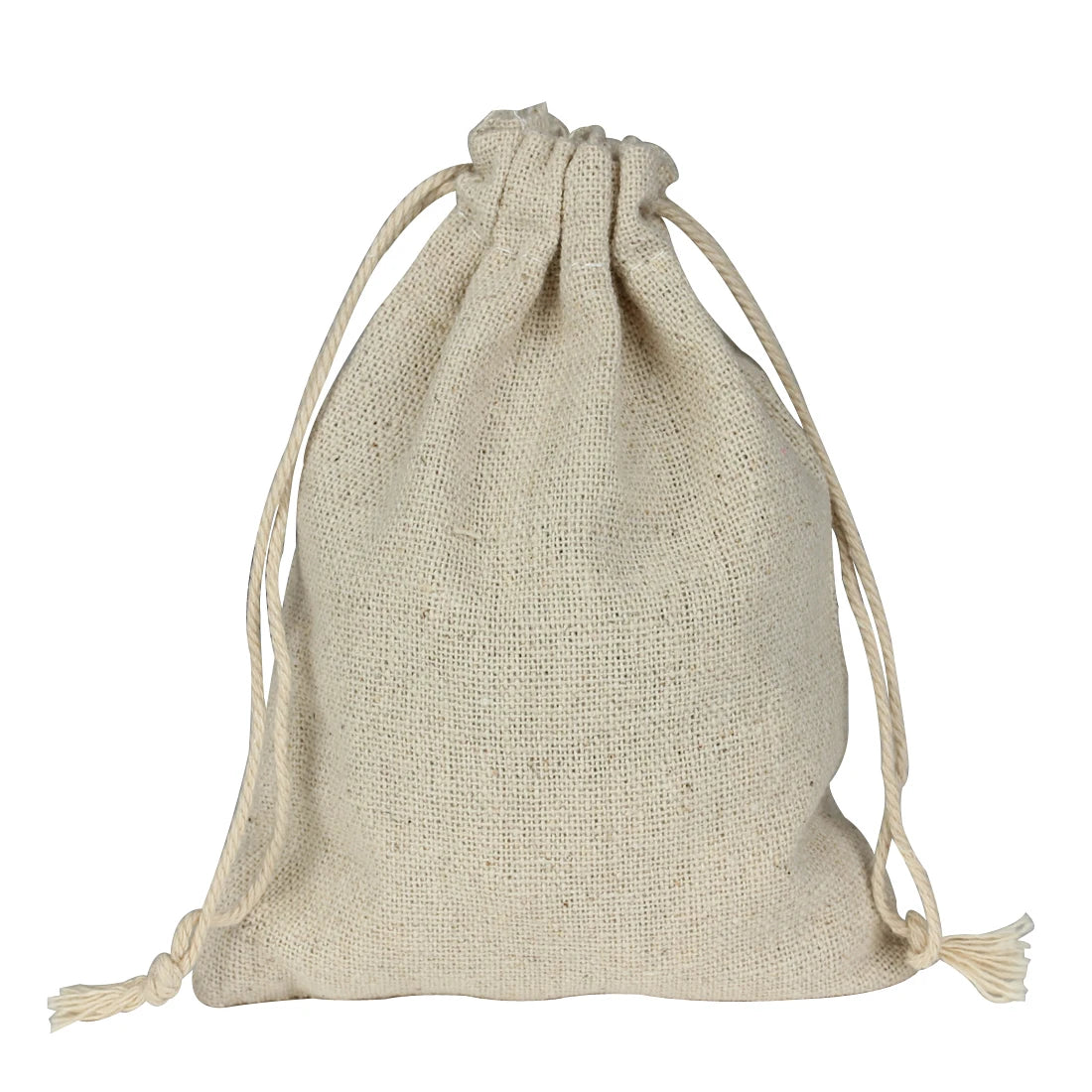 Jute Gift Pouches - Small Drawstring Sachet Bags for Jewelry & Gifts