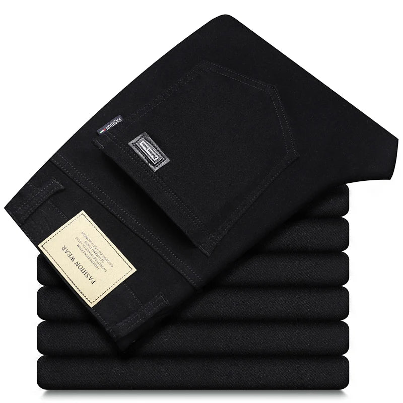 Fashion Loose Straight Business Casual Denim Pants