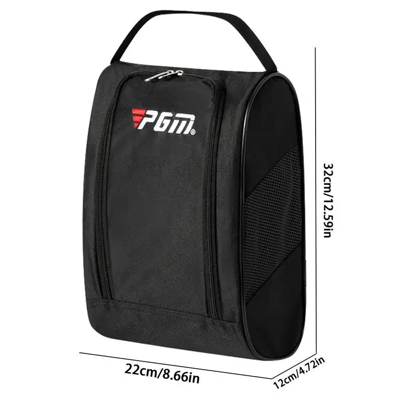 Waterproof Golf Shoe Bag – Travel Organizer with Ventilation