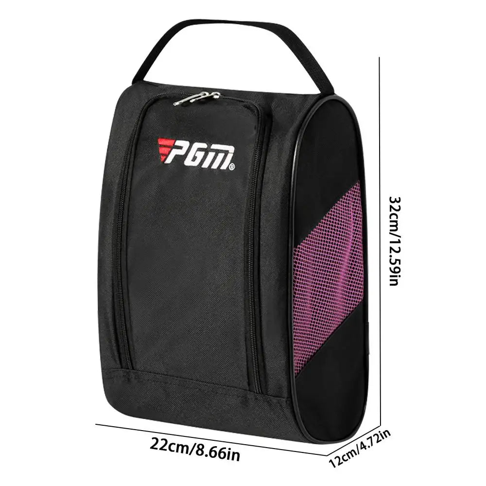 Waterproof Golf Shoe Bag – Travel Organizer with Ventilation