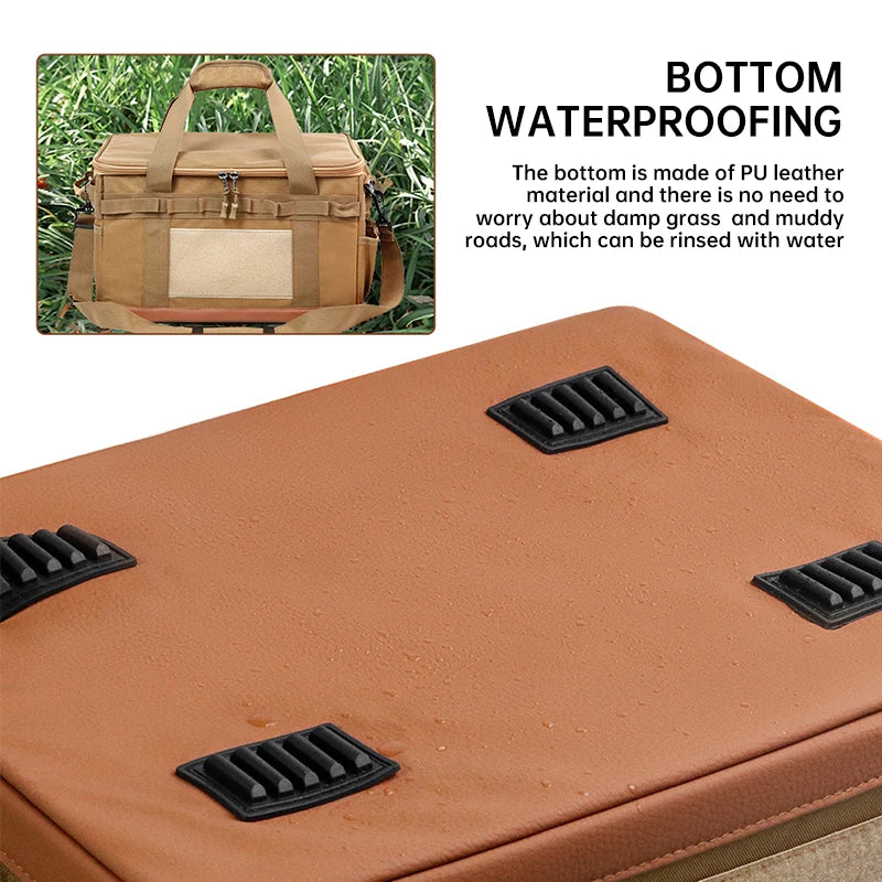 Large Capacity Camping Storage Bag – Anti-Collision Gas Tank Organizer