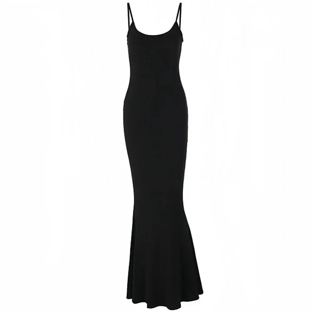Women's Casual Lounge Slip Long Dress -Sleeveless Backless Maxi