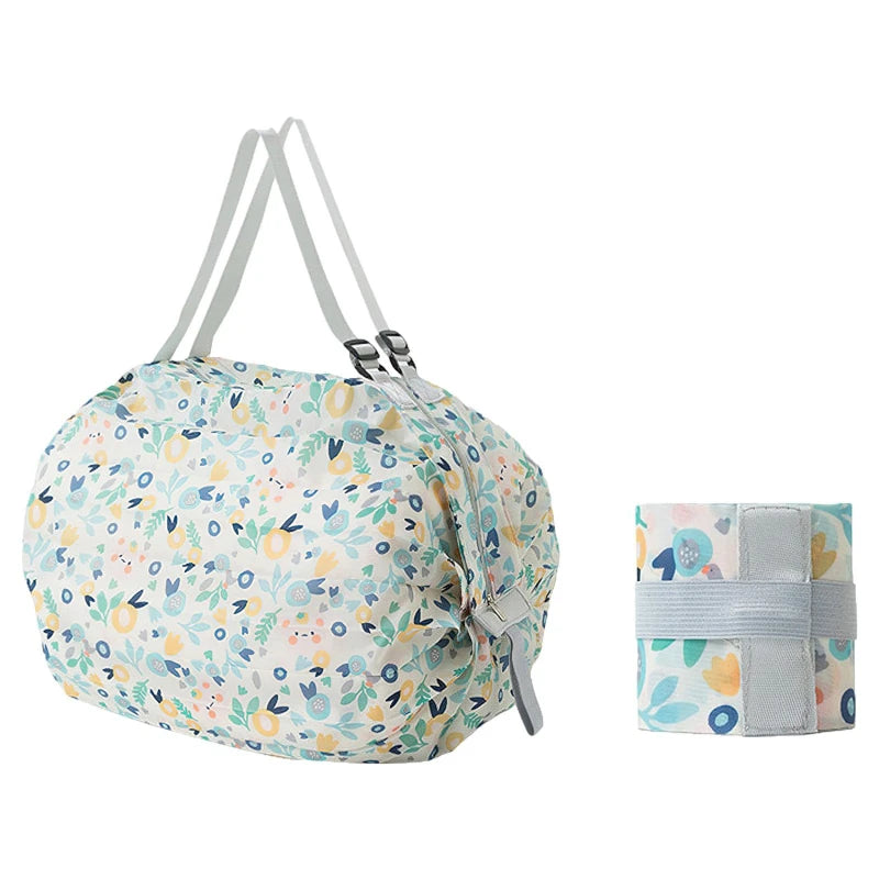 Foldable Shopping Bag - Waterproof Travel Beach & Grocery Bag