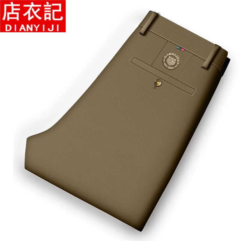 Summer Quick-Drying Pants - Men's Casual Trousers with Zipper Pockets