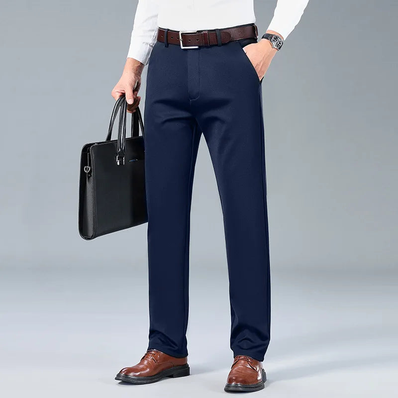 Summer Quick-Drying Pants - Men's Casual Trousers with Zipper Pockets