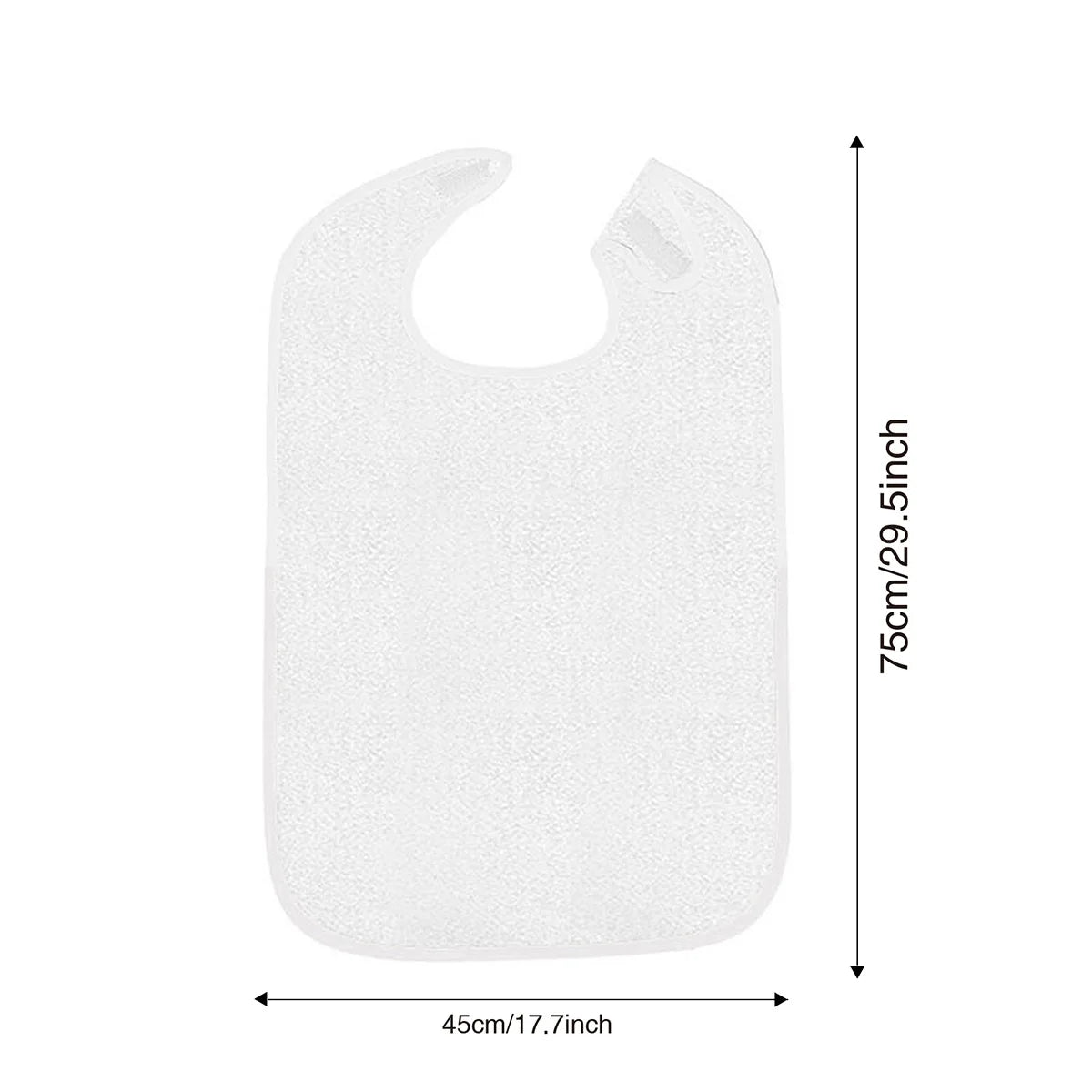 1pcs Stain Resistant Adult Bibs for Men and Women - Perfect for Seniors and a Mess-Free Diet