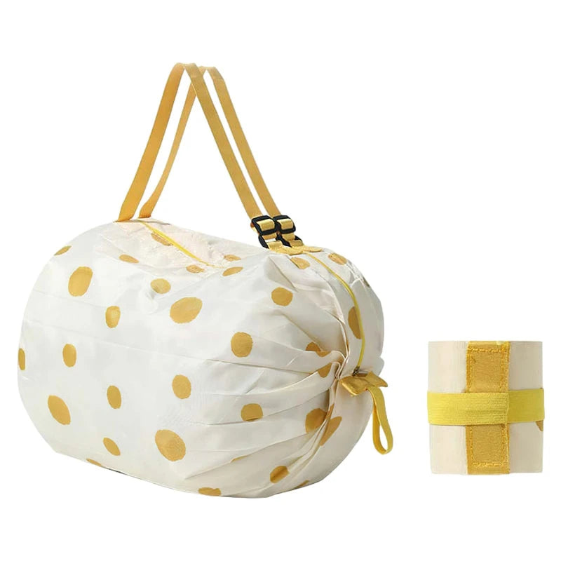 Foldable Shopping Bag - Waterproof Travel Beach & Grocery Bag