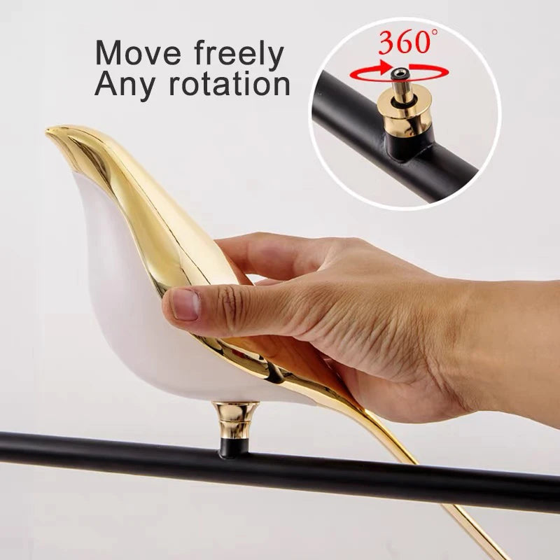 Creative Bird LED Wall Sconce with Touch Switch