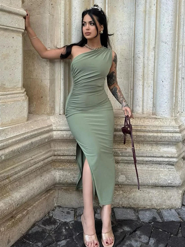 ummer Maxi Dress - Sexy Sleeveless Backless Slim Fit