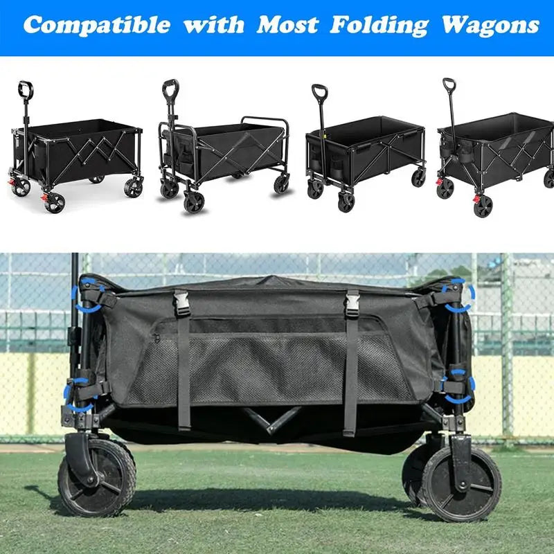 Foldable 600D Oxford Cart Side Pocket – Large Capacity