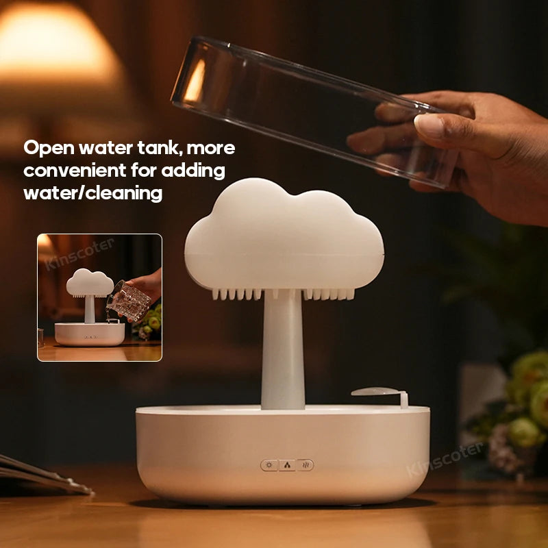 Cloud Air Humidifier - Ultrasonic Aroma Diffuser with Night Light