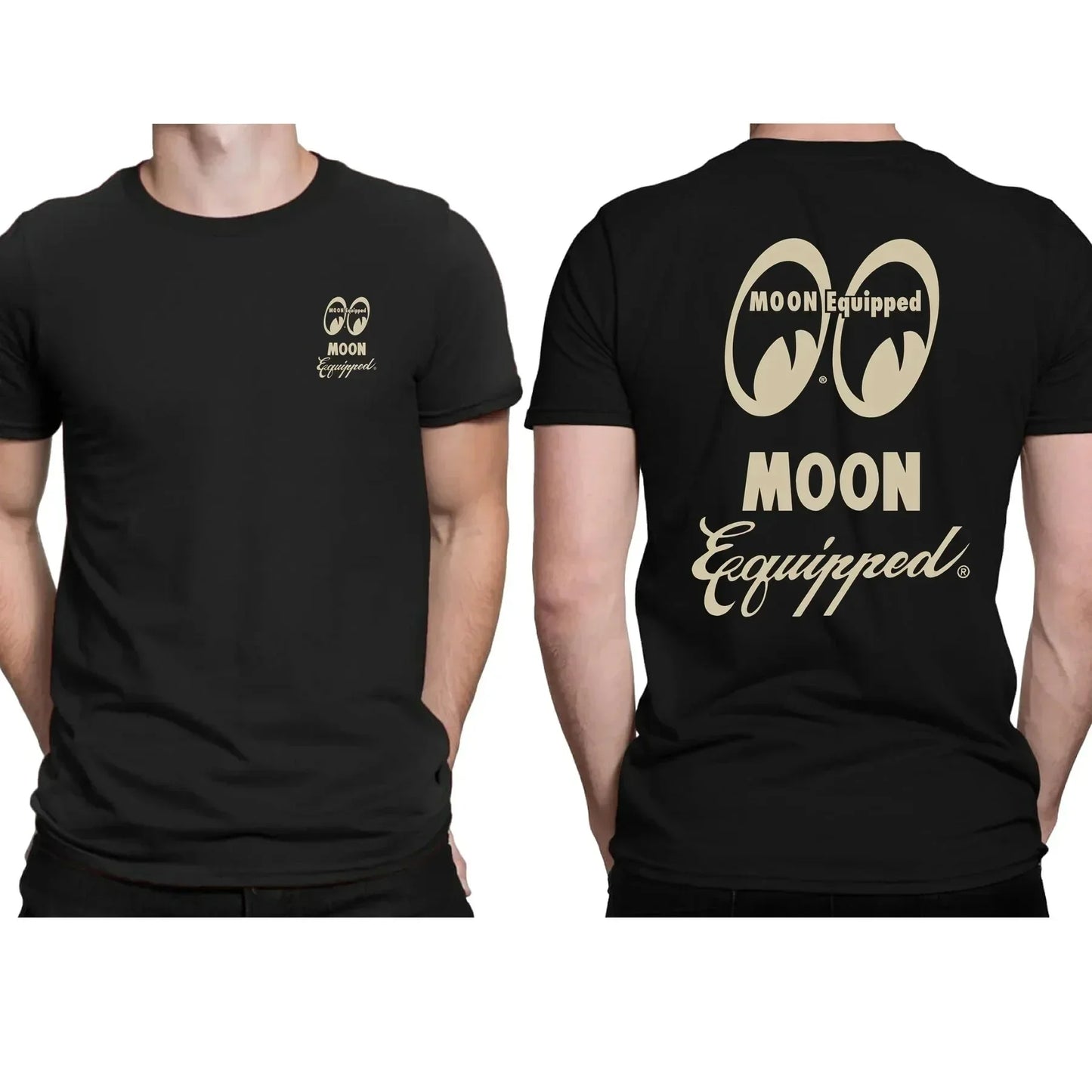 Men Mooneyes Moon Equipped Speed T-Shirt - Graphic Streetwear Casual Oversized Tee