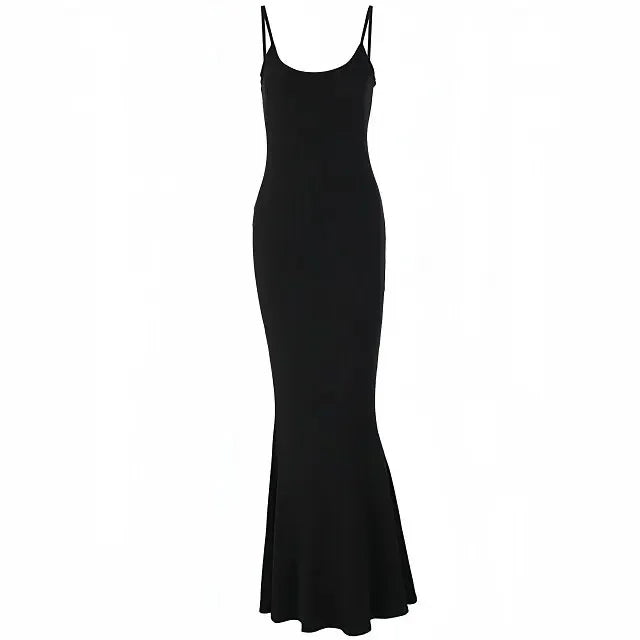 Women's Casual Lounge Slip Long Dress -Sleeveless Backless Maxi