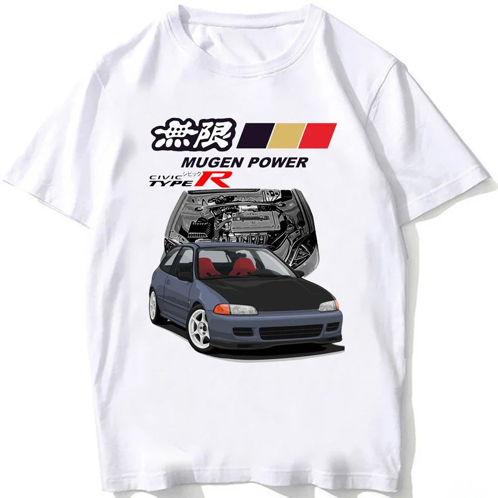 Honda Civic Type R EG6 T-Shirt for Summer - JDM Style