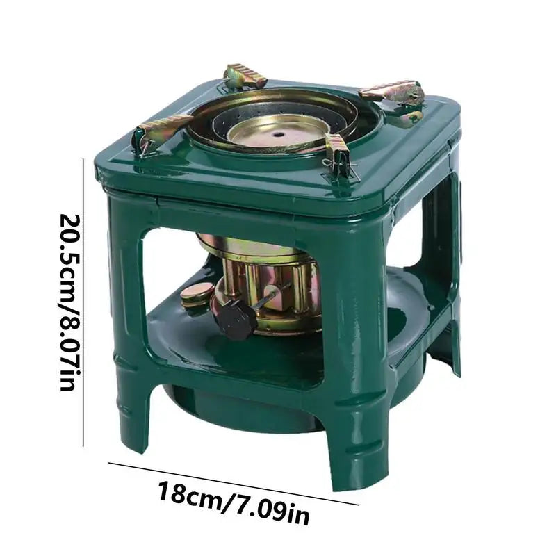8-Wick Kerosene Stove - Portable Outdoor Camping Cooker