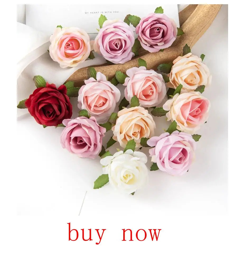 Artificial Peony & Rose Bouquet | Silk Flowers for Home & Wedding Decor