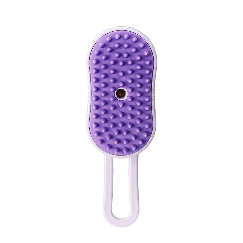 3-in-1 Pet Spray Brush – Steam, Massage & Hair Removal Comb