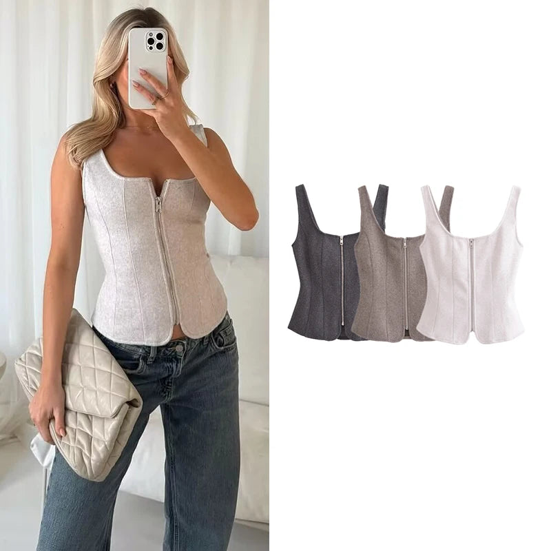 Women's Summer Chic Tank Top - Elegant Joker Holiday Comfortable Top