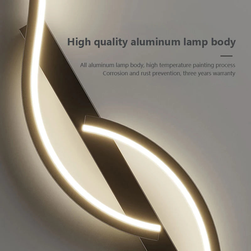 Minimalist Long Strip LED Wall Lamp