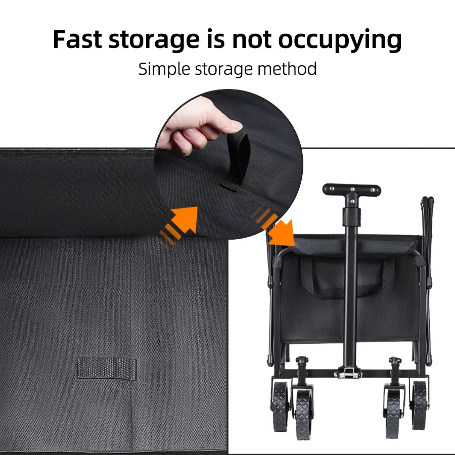 Heavy-Duty Foldable Utility Cart