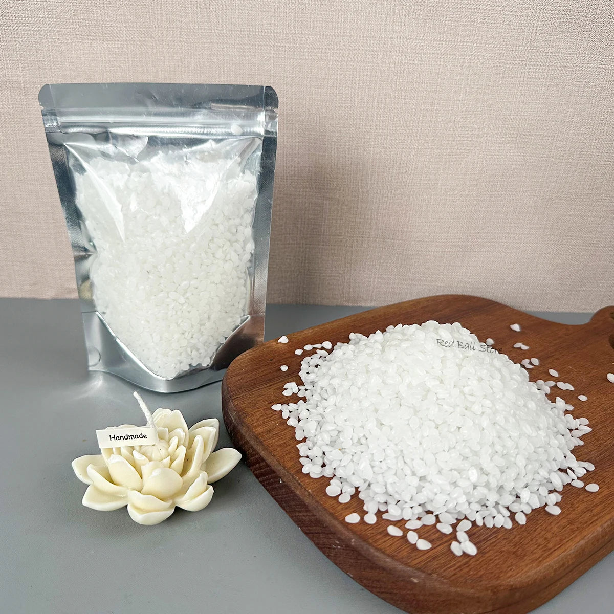 500g White Beeswax Granules - DIY Candle Making Supplies
