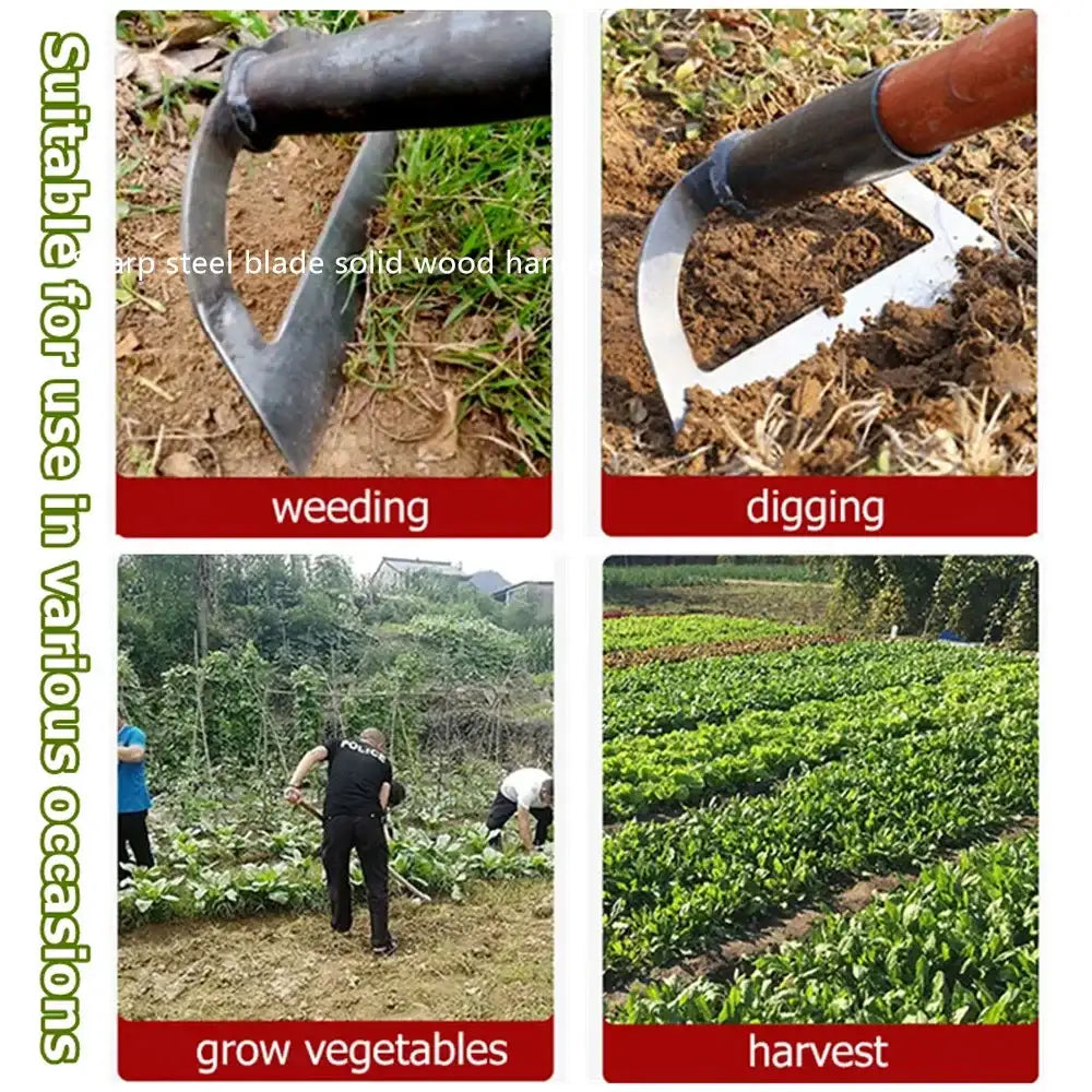 Labor-Saving Steel Weeding Hoe